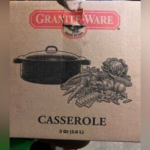 Granite Ware casserole pan